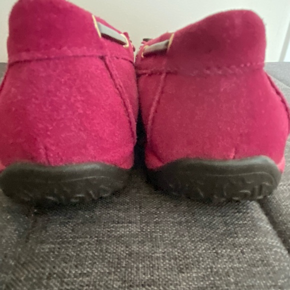 Vionic Orthaheel Uptown Fuchsia Suede Leather Casual Preppy Loafer- Sz-6 - Picture 9 of 16